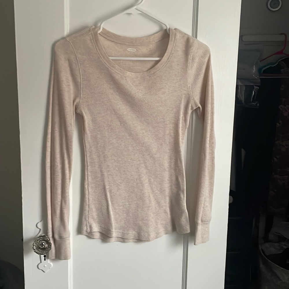 Tan thermal long sleeve